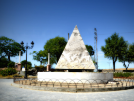 Monumento a Cervantes y “Las dos doncellas