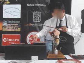 Concurso Nacional de Corte de Jamón Ibérico en Fuente de Cantos
