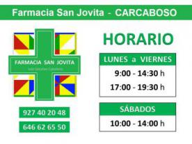 Farmacia San Jovita- Carcaboso