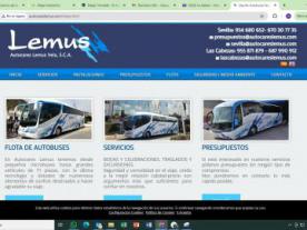 Lemus Autobuses de línea en Las Cabezas de San Juan