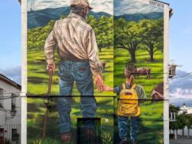 Mural ”Donde Pastan los Recuerdos”